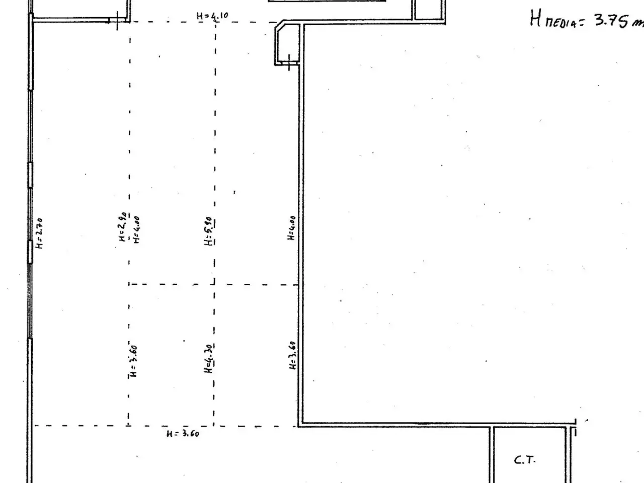 Capannone in Via Ancilla Marighetto, Roma, {3} - Planimetria 1