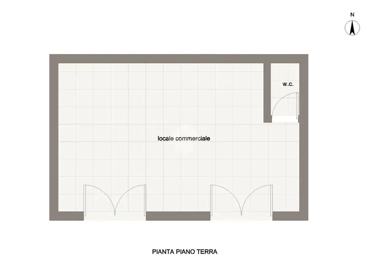 Negozio in Via I. Nievo 47, Giulianova, {3} - Planimetria 1