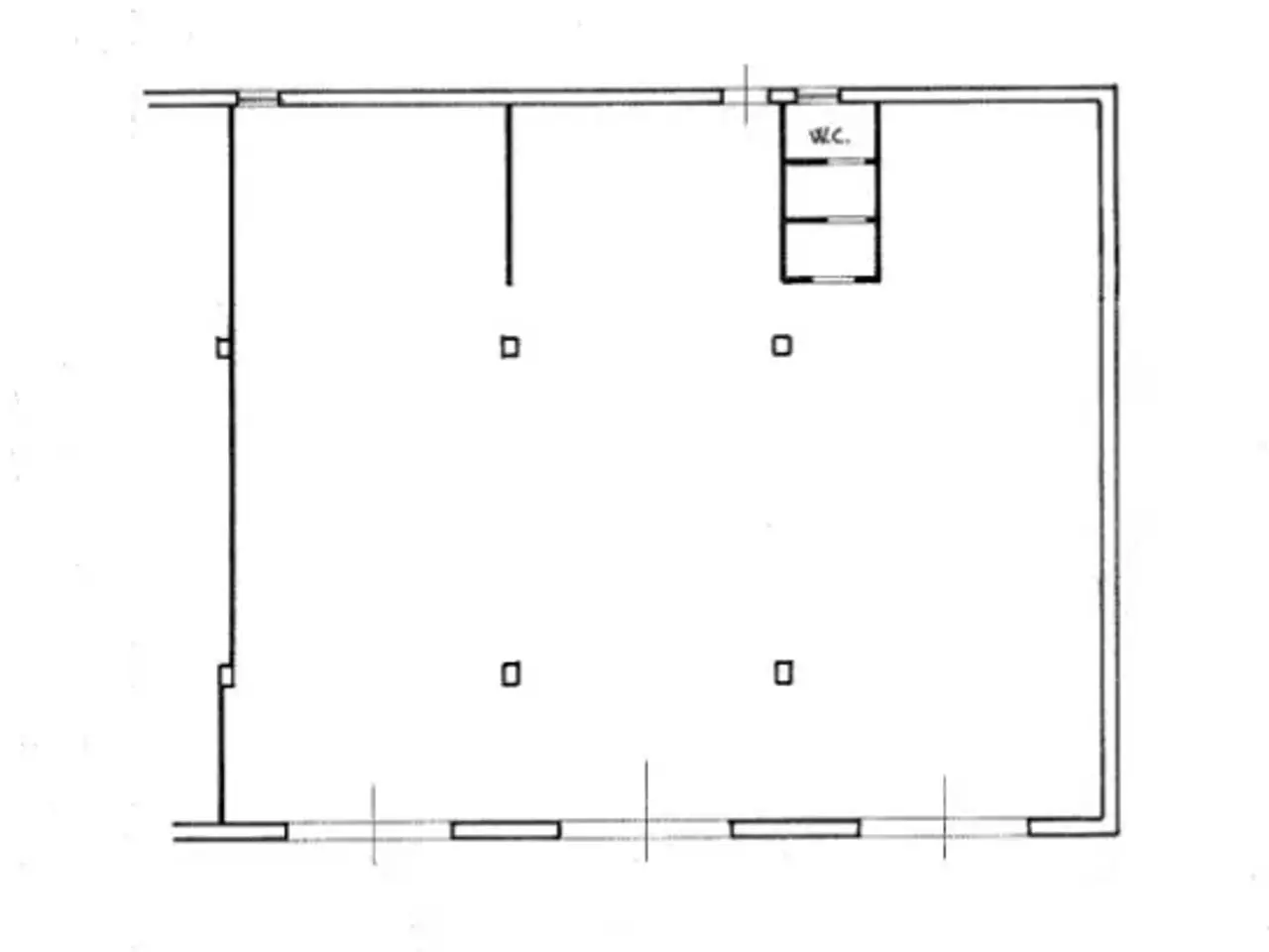 Negozio in Via Mattia Battistini, Roma, {3} - Planimetria 1