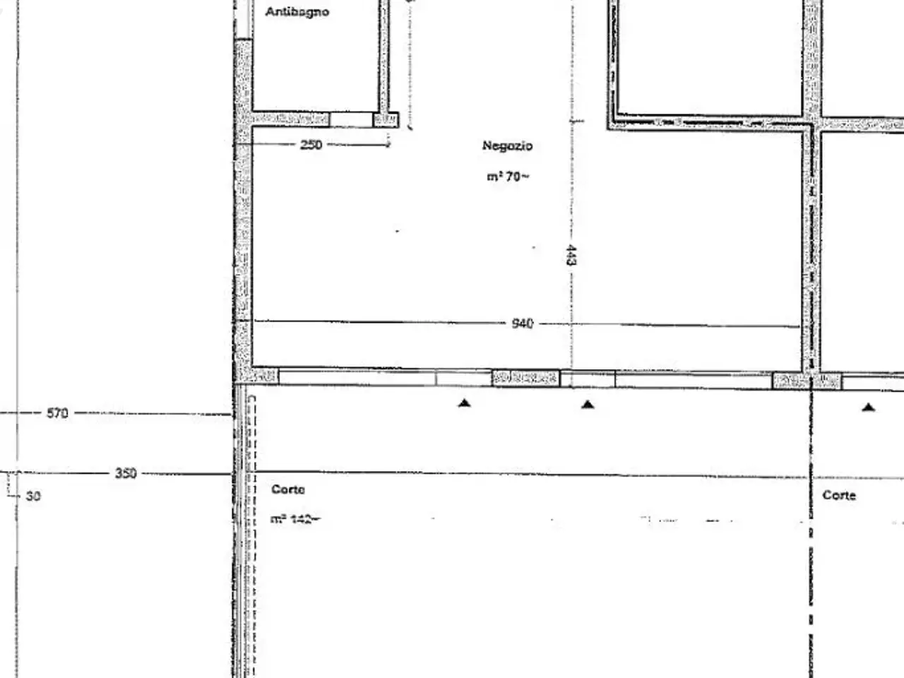 Negozio in Via Nazionale 231, Mira, {3} - Planimetria 1