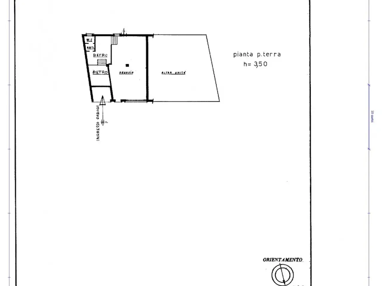 Negozio in Via IV Novembre, Mestrino, {3} - Planimetria 1