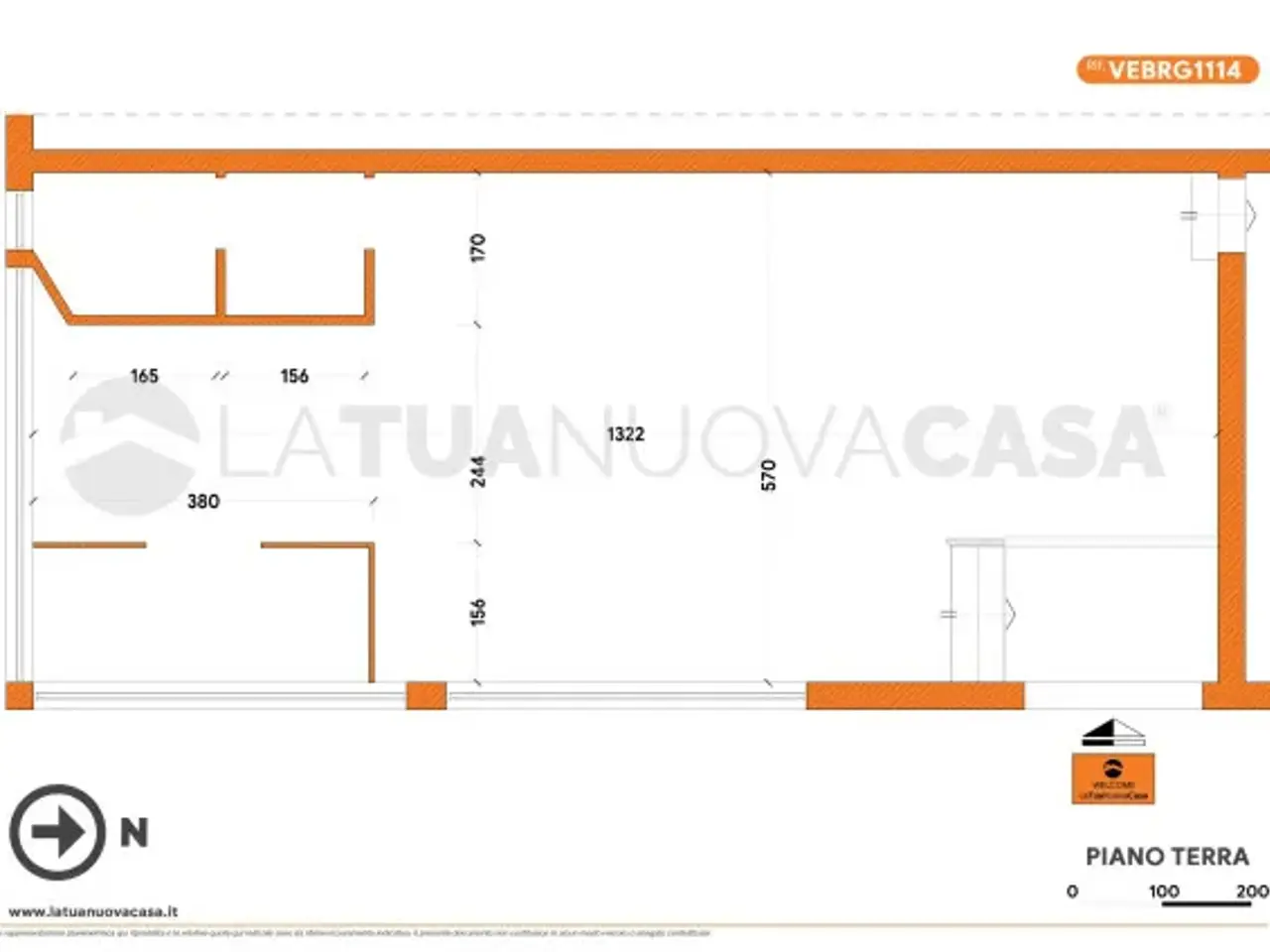 Negozio in Via Madonna Assunta 15, Bareggio, {3} - Planimetria 1
