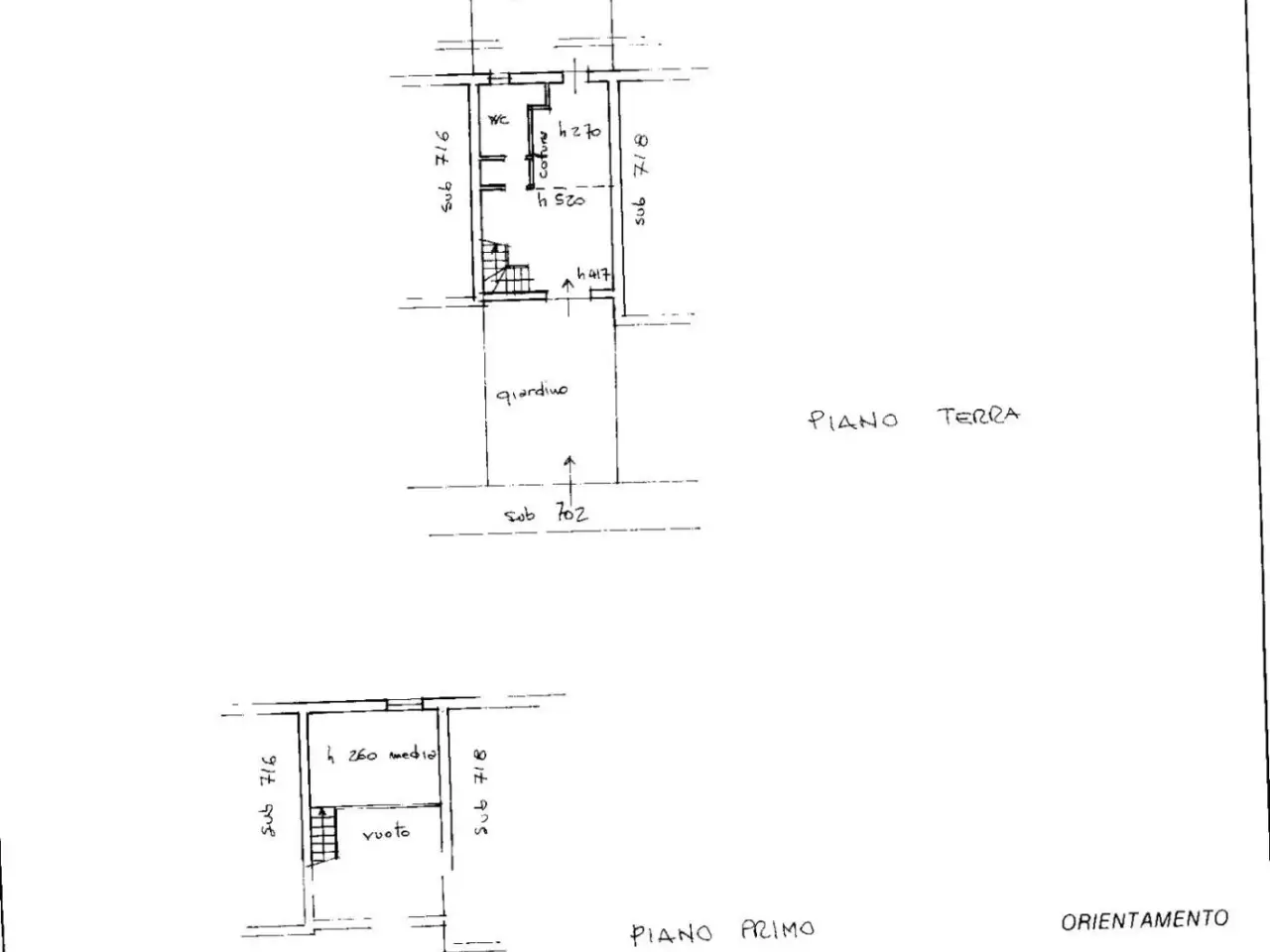 Villa in Via Cavaghi, Foresto Sparso - Planimetria 1