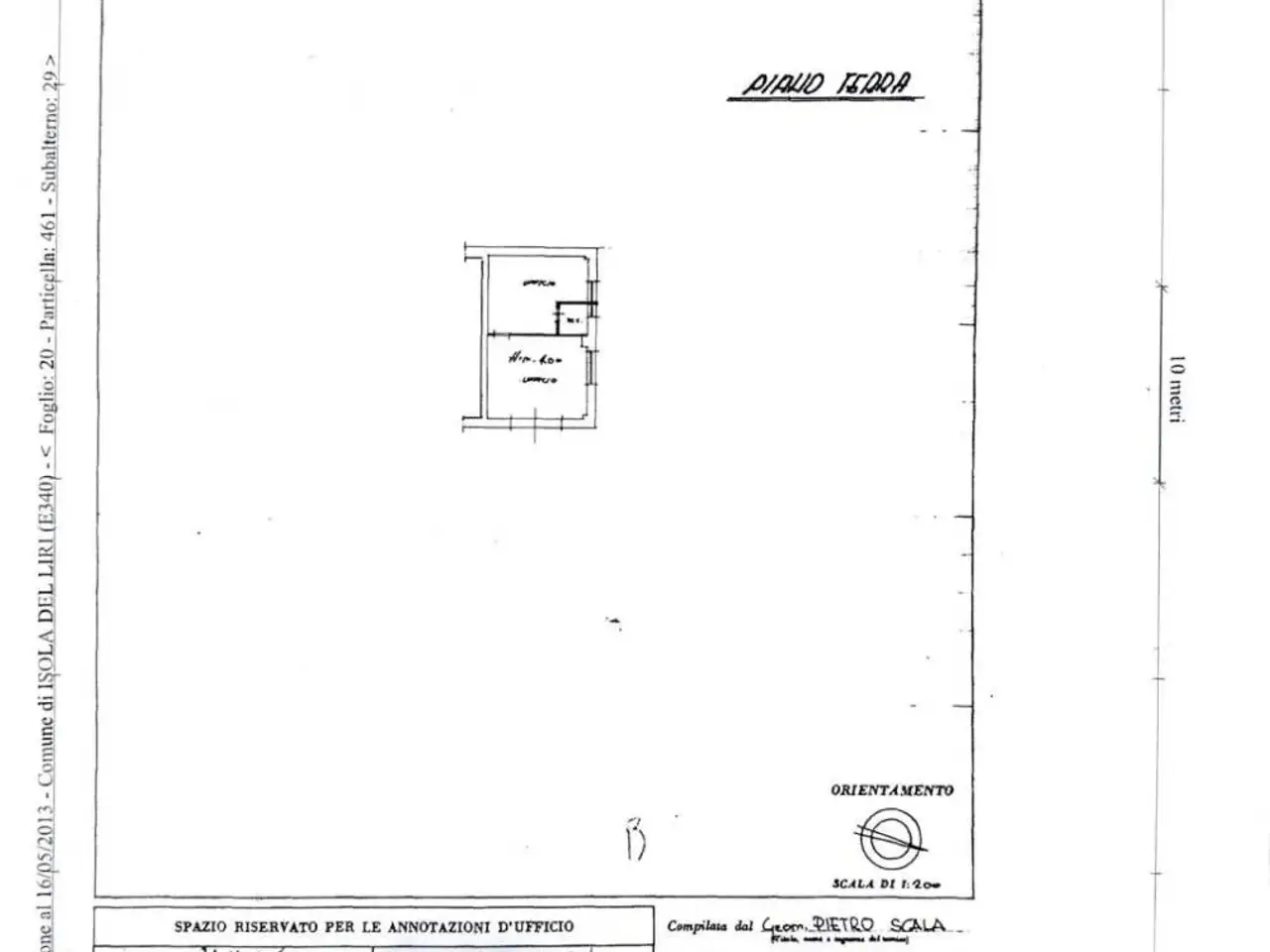 Negozio in Via Piscicelli 5, Isola Del Liri, {3} - Planimetria 1