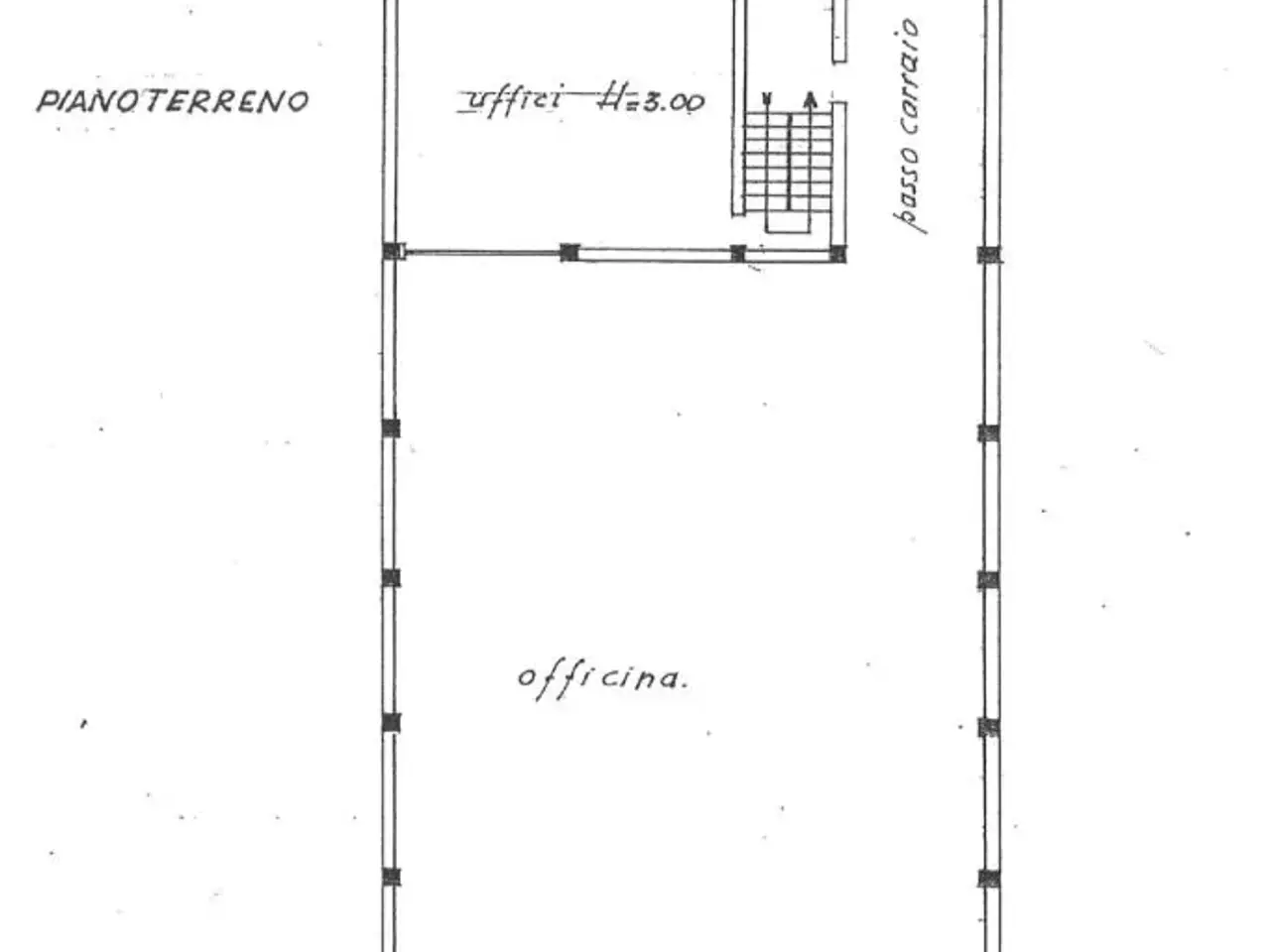 Capannone in Via Bisceglie, Milano, {3} - Planimetria 1