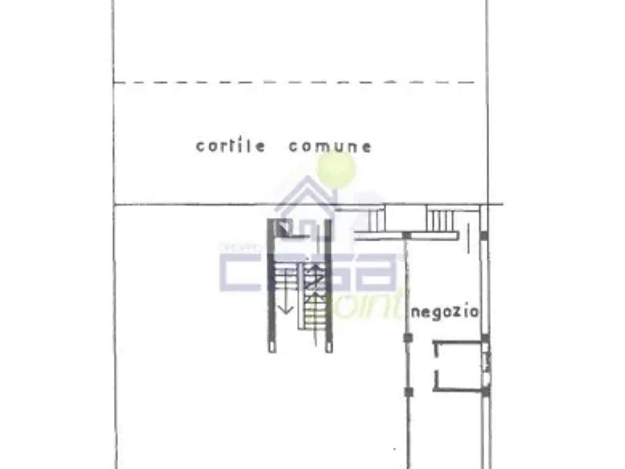 Negozio in Via Giardino, Villanova Sull'Arda, {3} - Planimetria 1