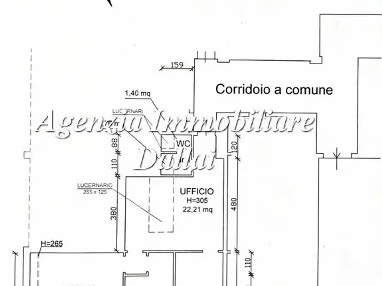 Ufficio in Viale Kennedy, Scarperia e San Piero, {3} - Planimetria 1