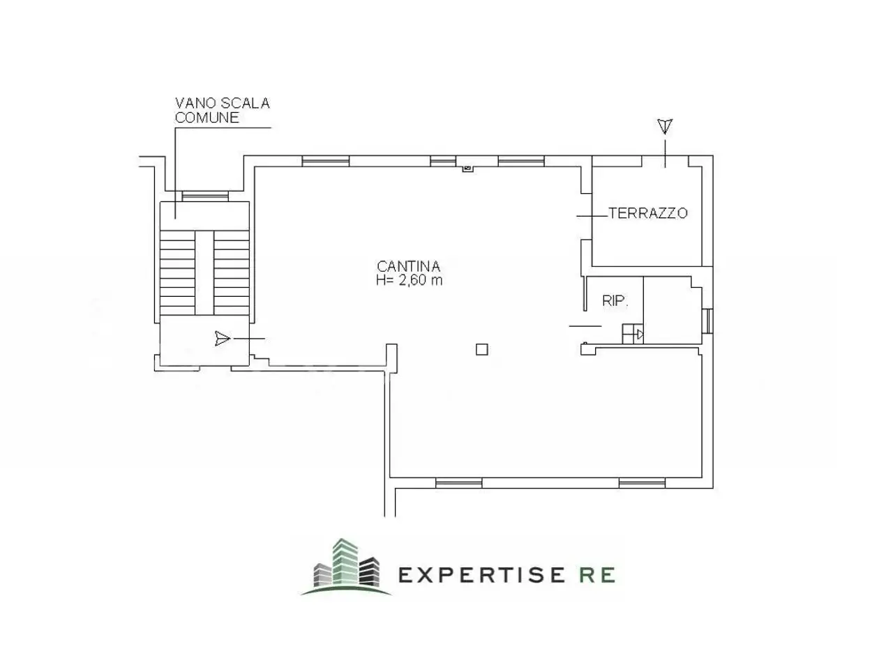Ufficio in Via dei Piccioni 38, Catania, {3} - Planimetria 1