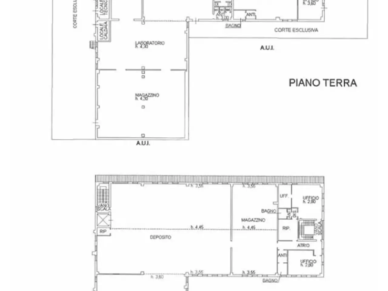 Capannone in Via a. Grandi 31, Corte Franca, {3} - Planimetria 1