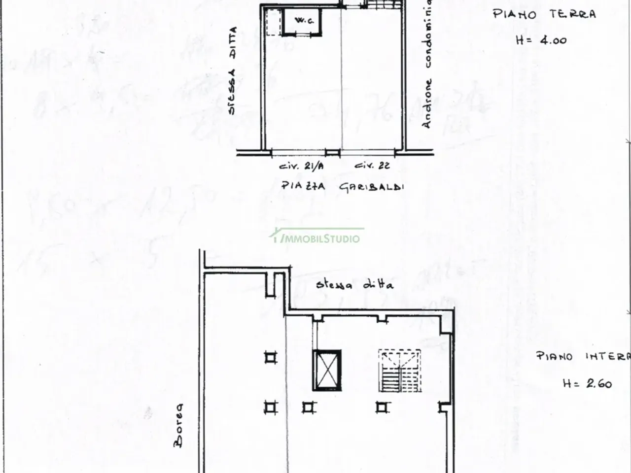Negozio in Piazza Giuseppe Garibaldi, Bari, {3} - Planimetria 1