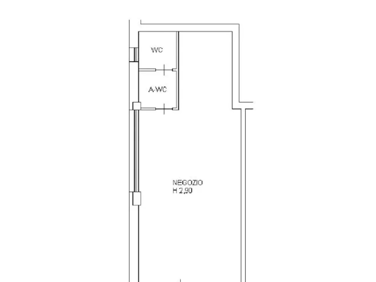 Negozio in Via Gardesana, Prevalle, {3} - Planimetria 1