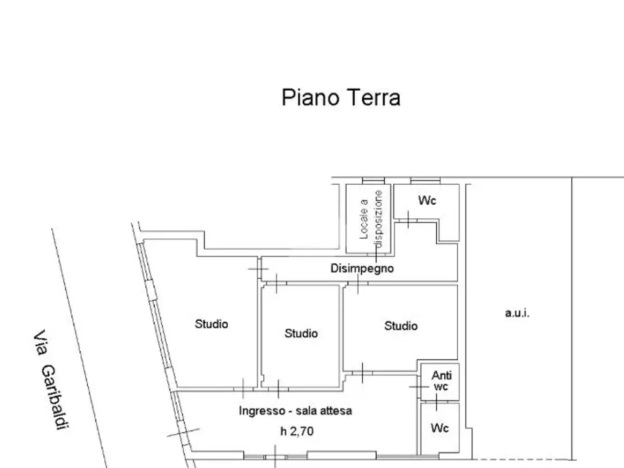 Ufficio in Via Garibaldi 2, Vobarno, {3} - Planimetria 1