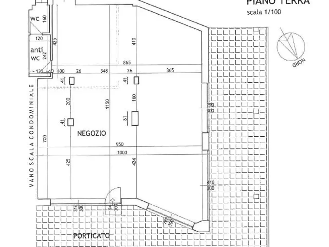 Negozio in Via San Maurizio 62, Cirie', {3} - Planimetria 1