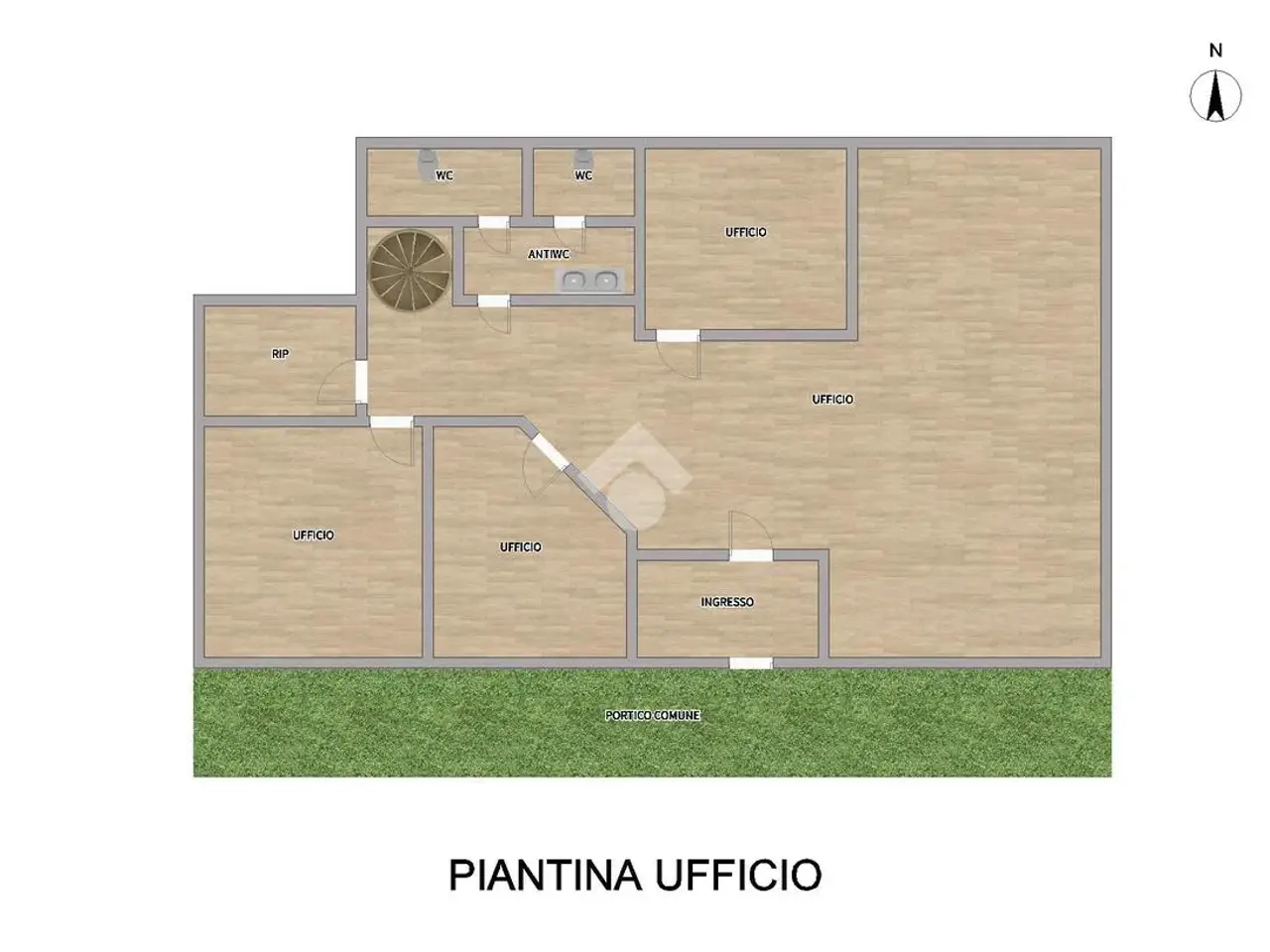 Ufficio in Via San Martino 24, Leno, {3} - Planimetria 1