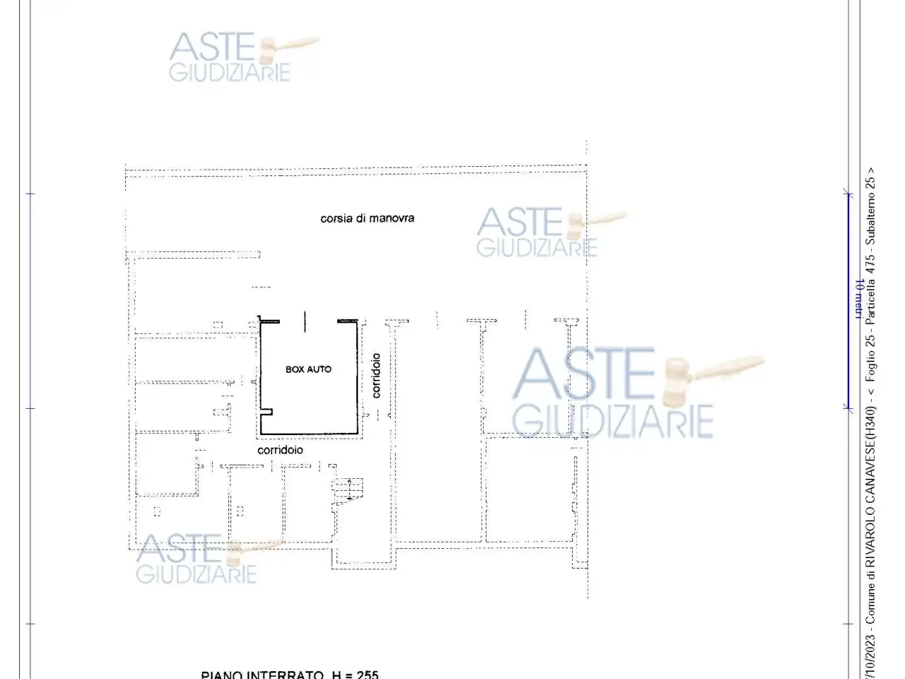 Garage in C.So Re Arduino, 86, 10086 Rivarolo Canavese To, Italia 86, Rivarolo Canavese, {3} - Planimetria 1