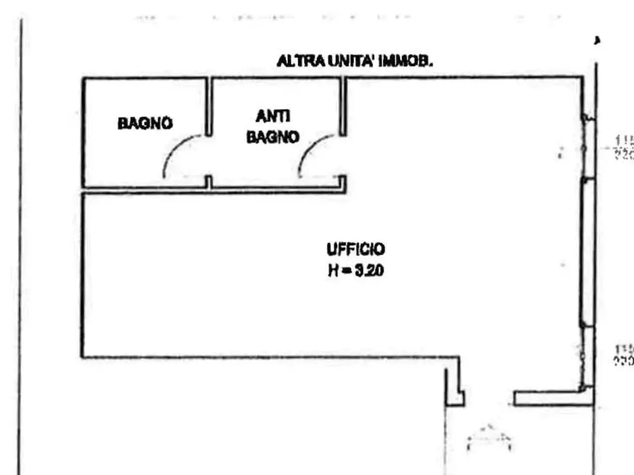 Ufficio in Via delle Cateratte 90, Livorno, {3} - Planimetria 1