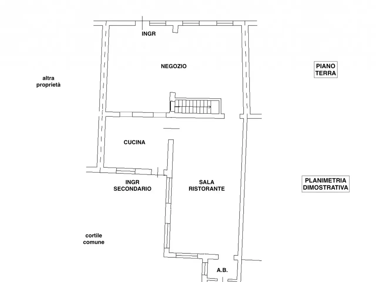 Minimarket in Via Piave N° 74, Sannazzaro De' Burgondi, {3} - Planimetria 1