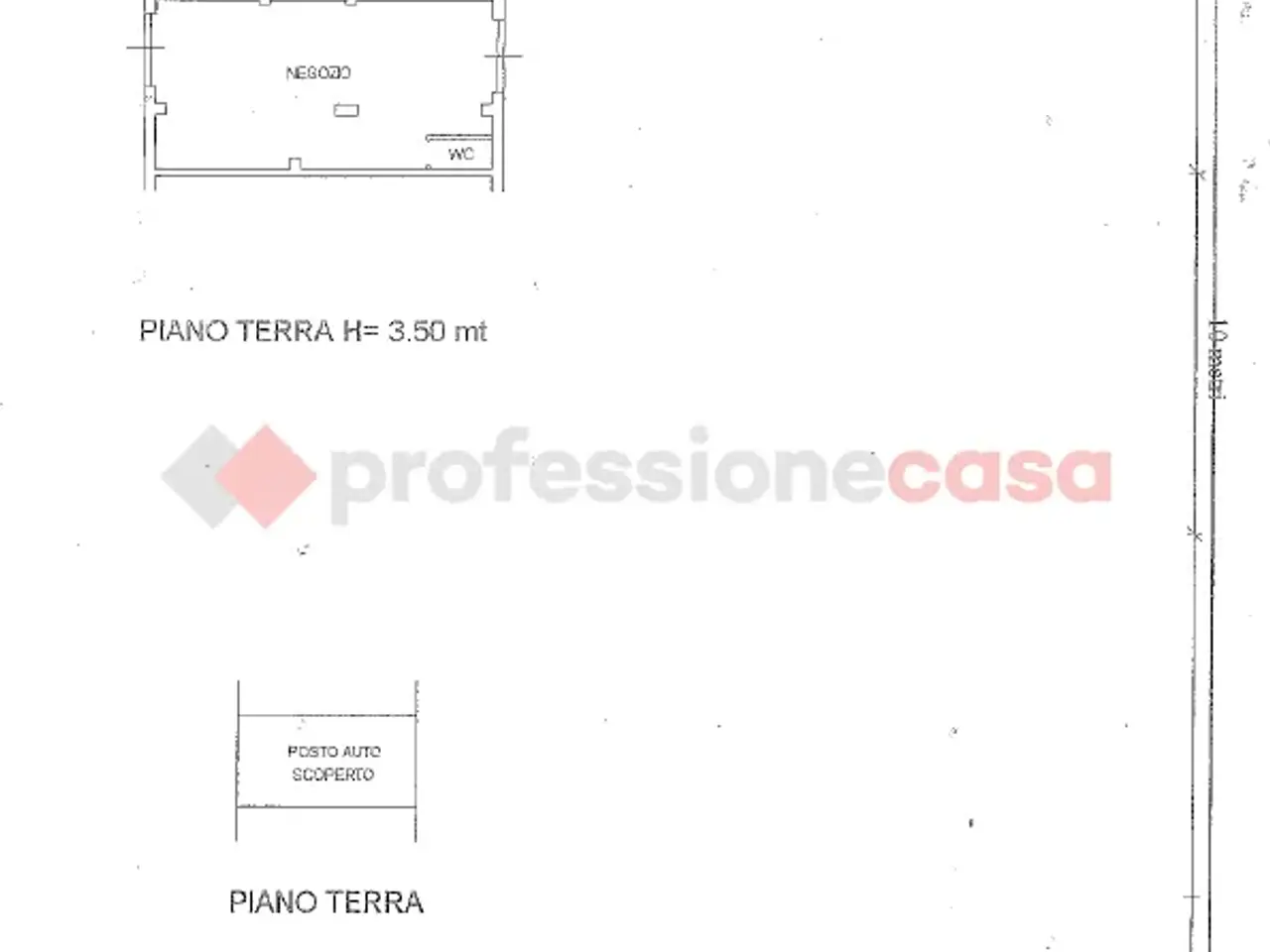 Negozio in Via Segni Snc, Cassino, {3} - Planimetria 1