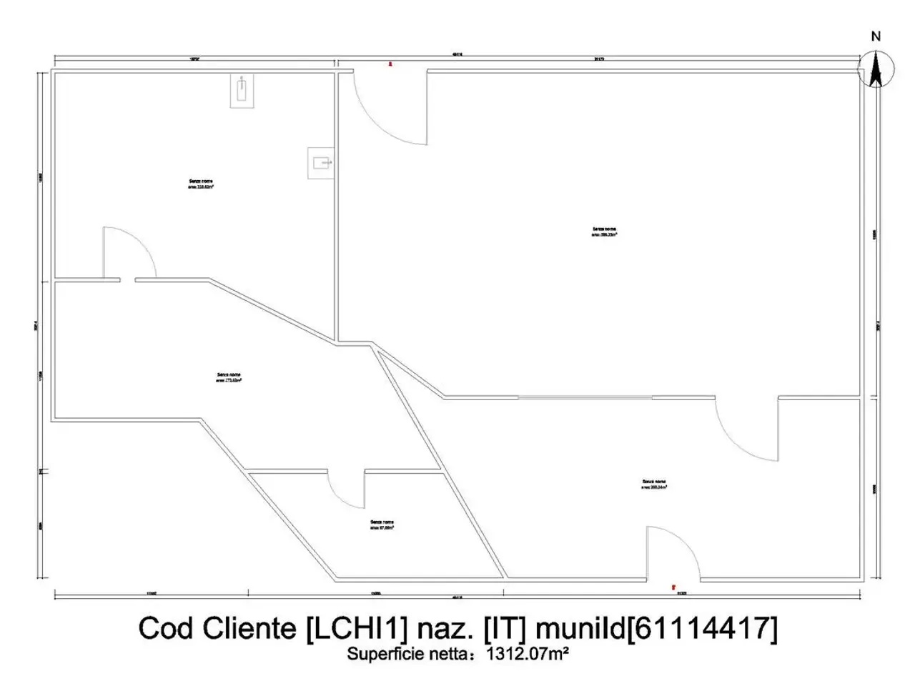 Ufficio in Via Cesare Battisti 9, Calolziocorte, {3} - Planimetria 1