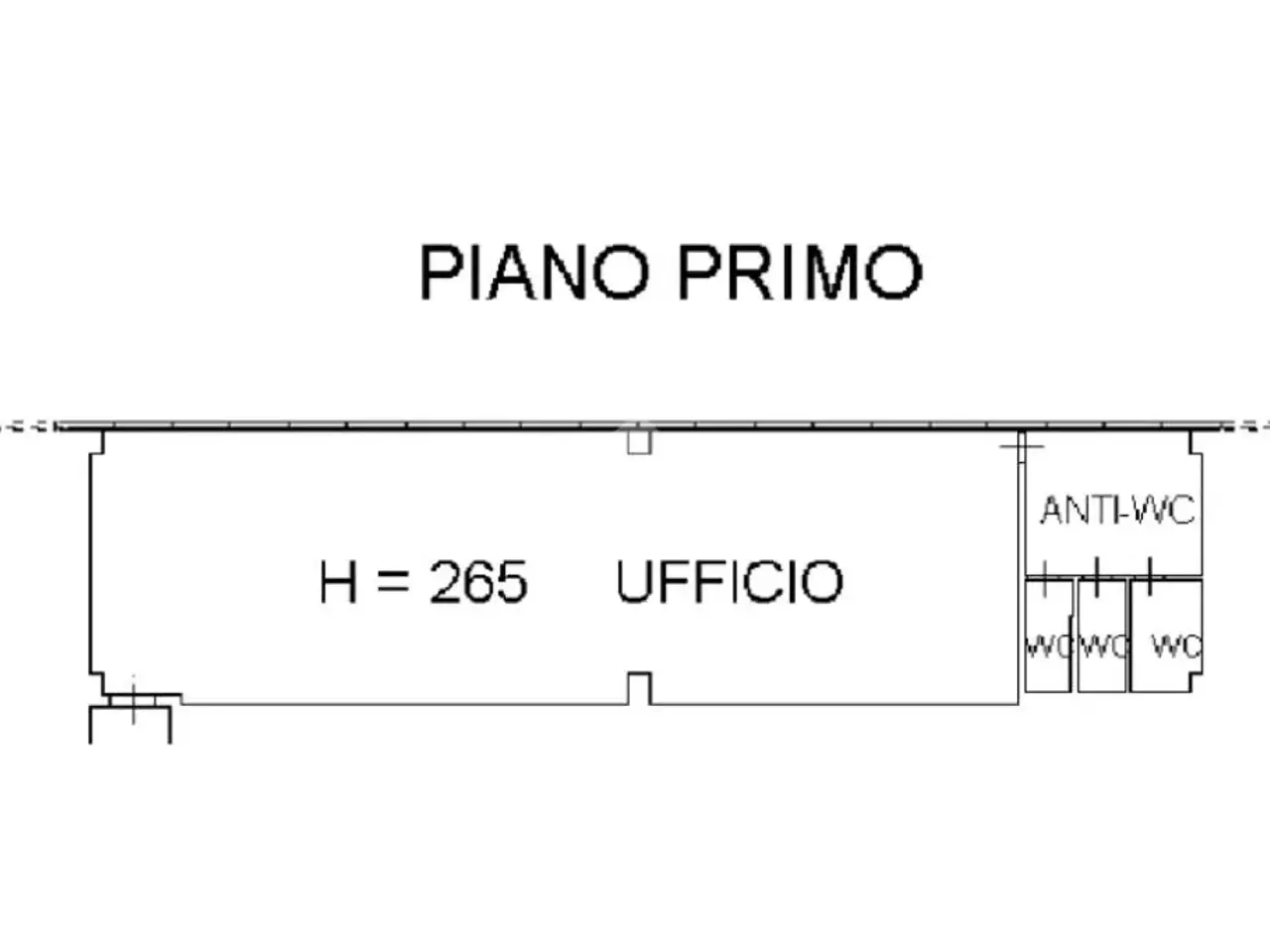 Ufficio in Via di Gonfienti, Prato, {3} - Planimetria 1