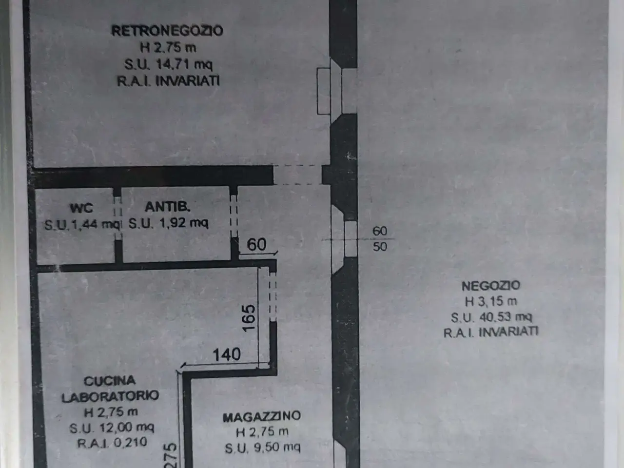 Negozio in , Modena, {3} - Planimetria 1