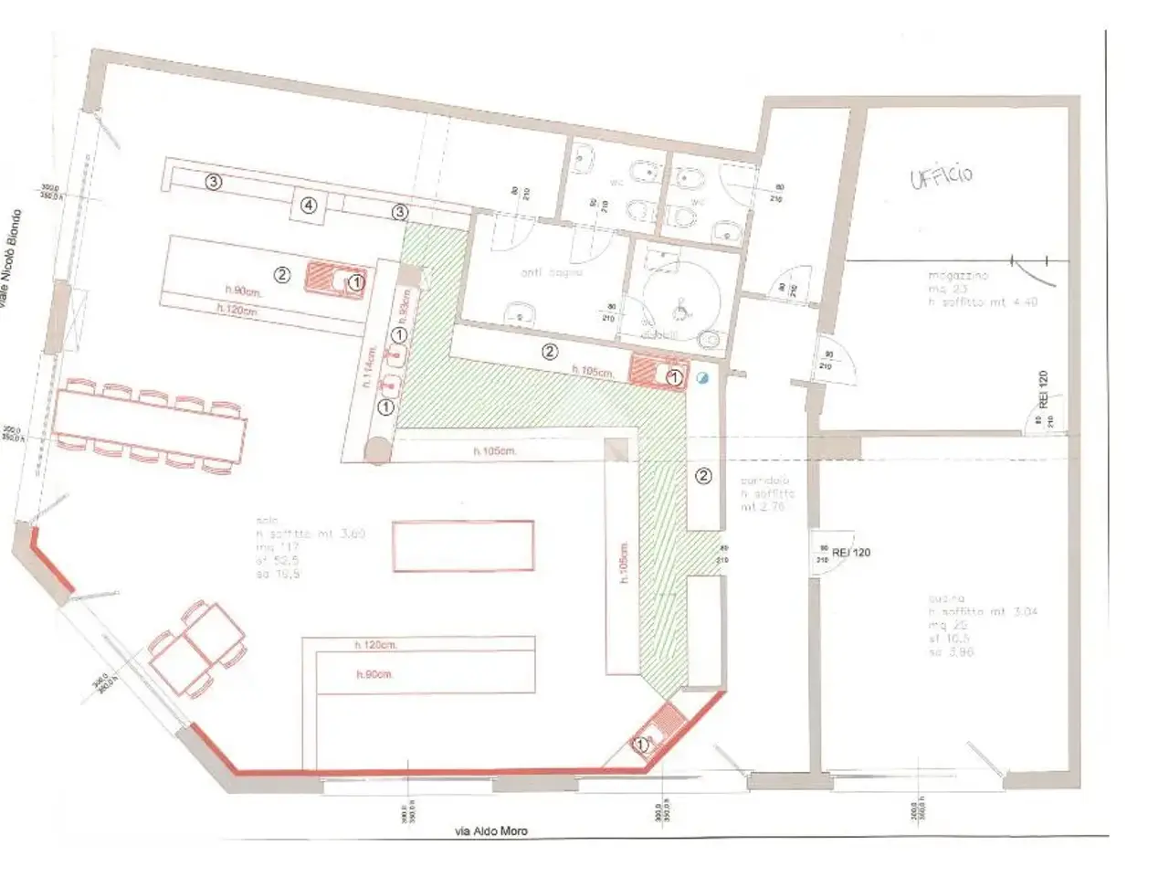 Negozio in , Carpi, {3} - Planimetria 1