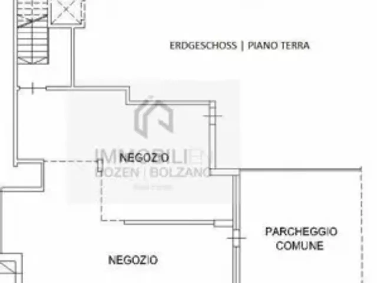 Negozio in Via Maso della Pieve 1, Bolzano, {3} - Planimetria 1