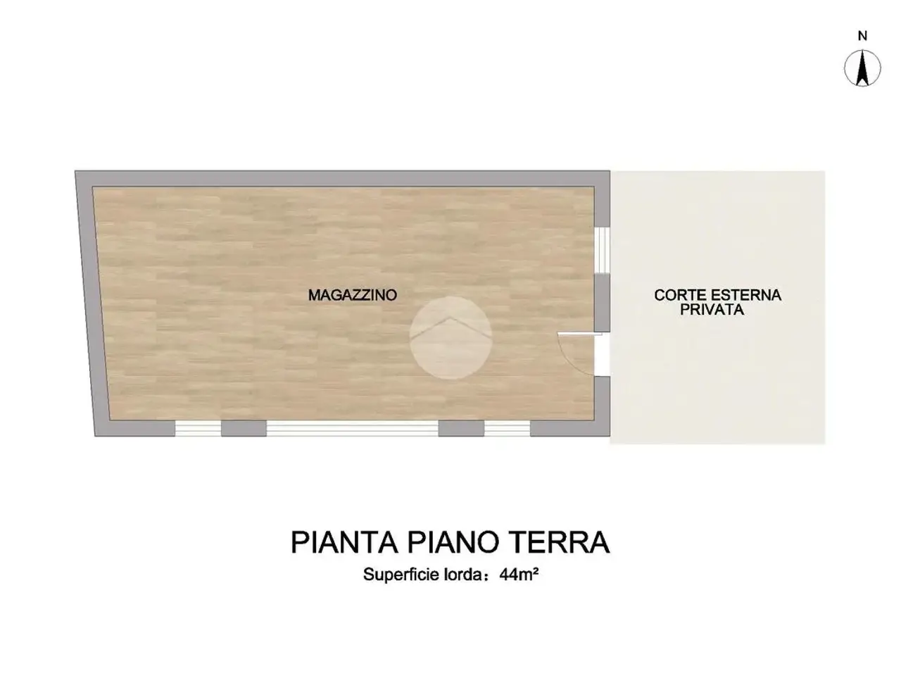 Magazzino in Vicolo Marte, Civitanova Marche, {3} - Planimetria 1
