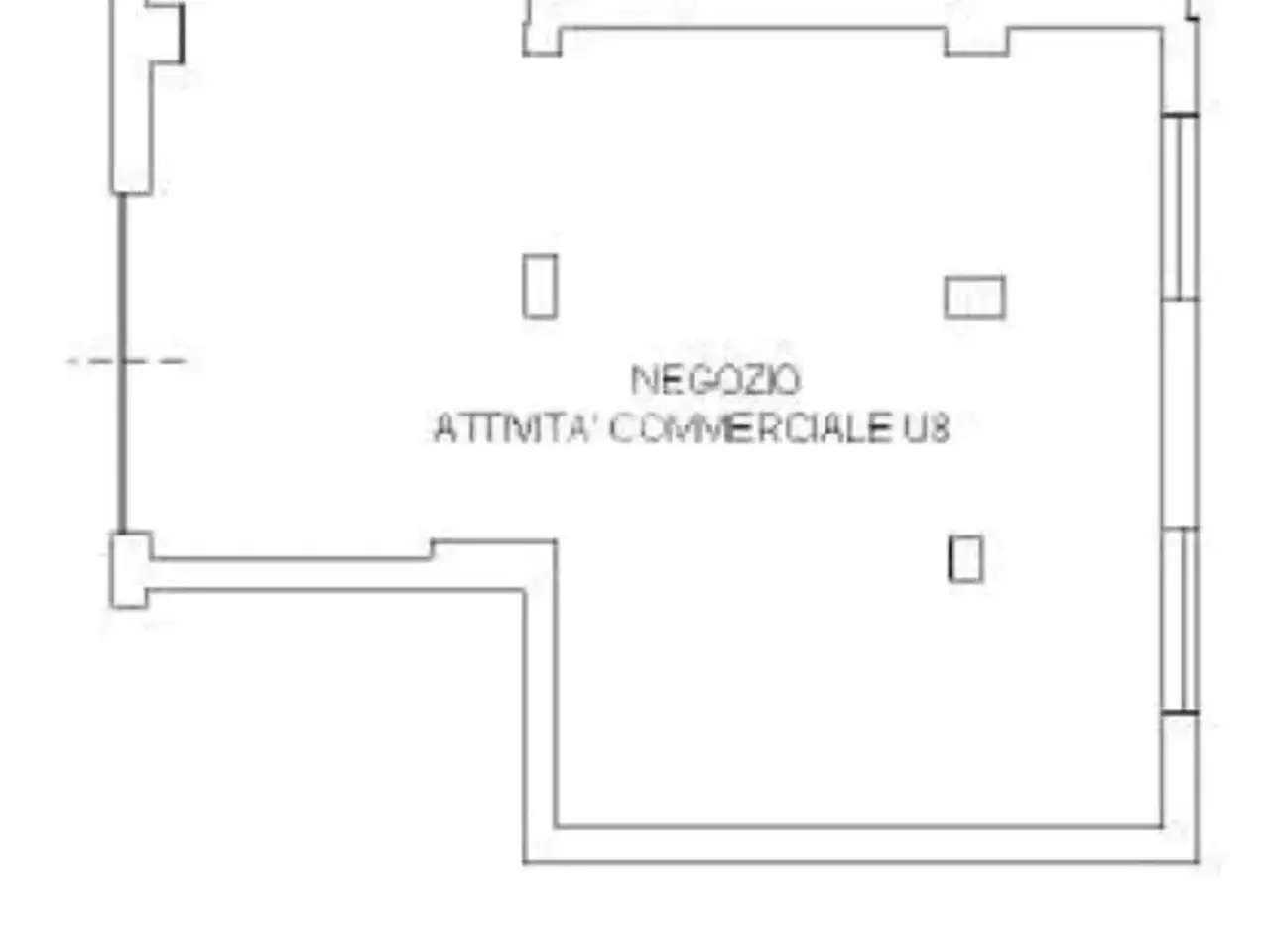 Negozio in Piazza 27 Gennaio 3, Casalgrande, {3} - Planimetria 1
