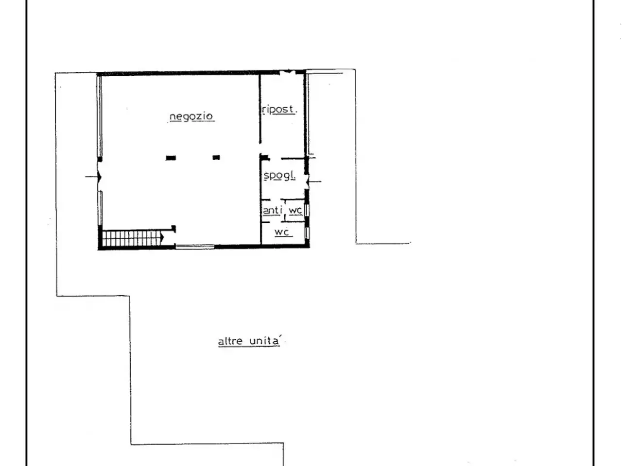 Negozio in Via Sant'Antonio, Mestrino, {3} - Planimetria 1