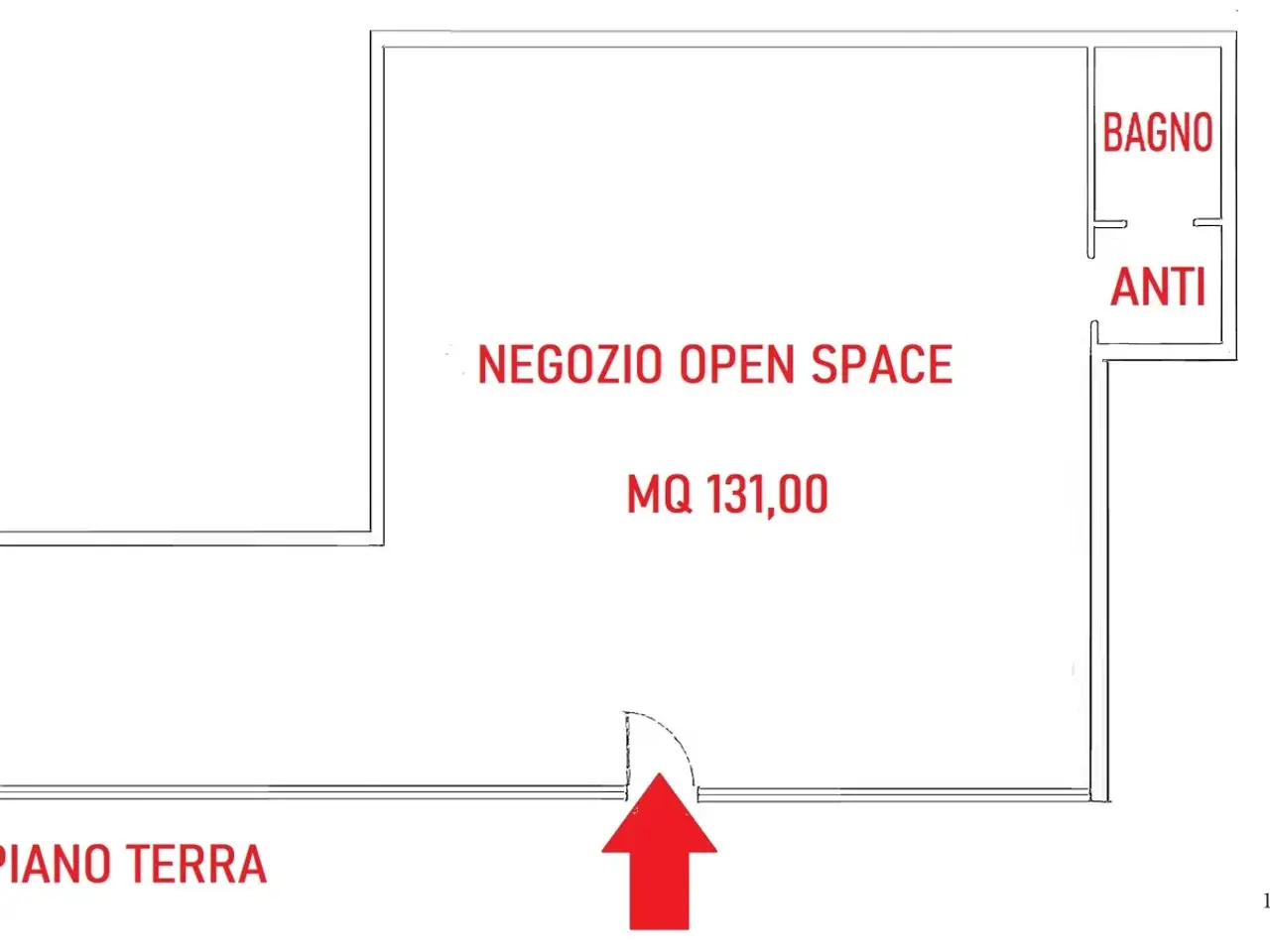 Palazzina commerciale in Viale Strasburgo, Rubano, {3} - Planimetria 1