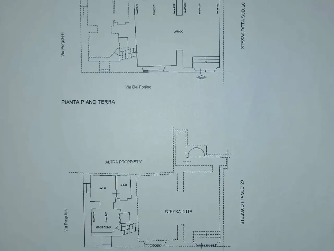 Ufficio in Via del Fortino 2, Jesi, {3} - Planimetria 1