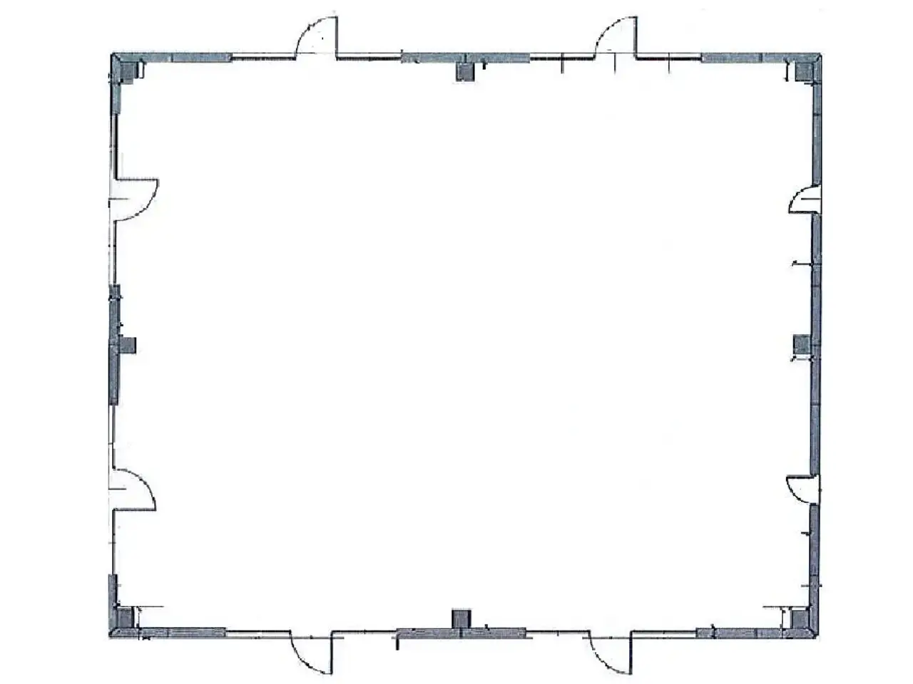 Negozio in Via Don Dossetti, Carpiano, {3} - Planimetria 1