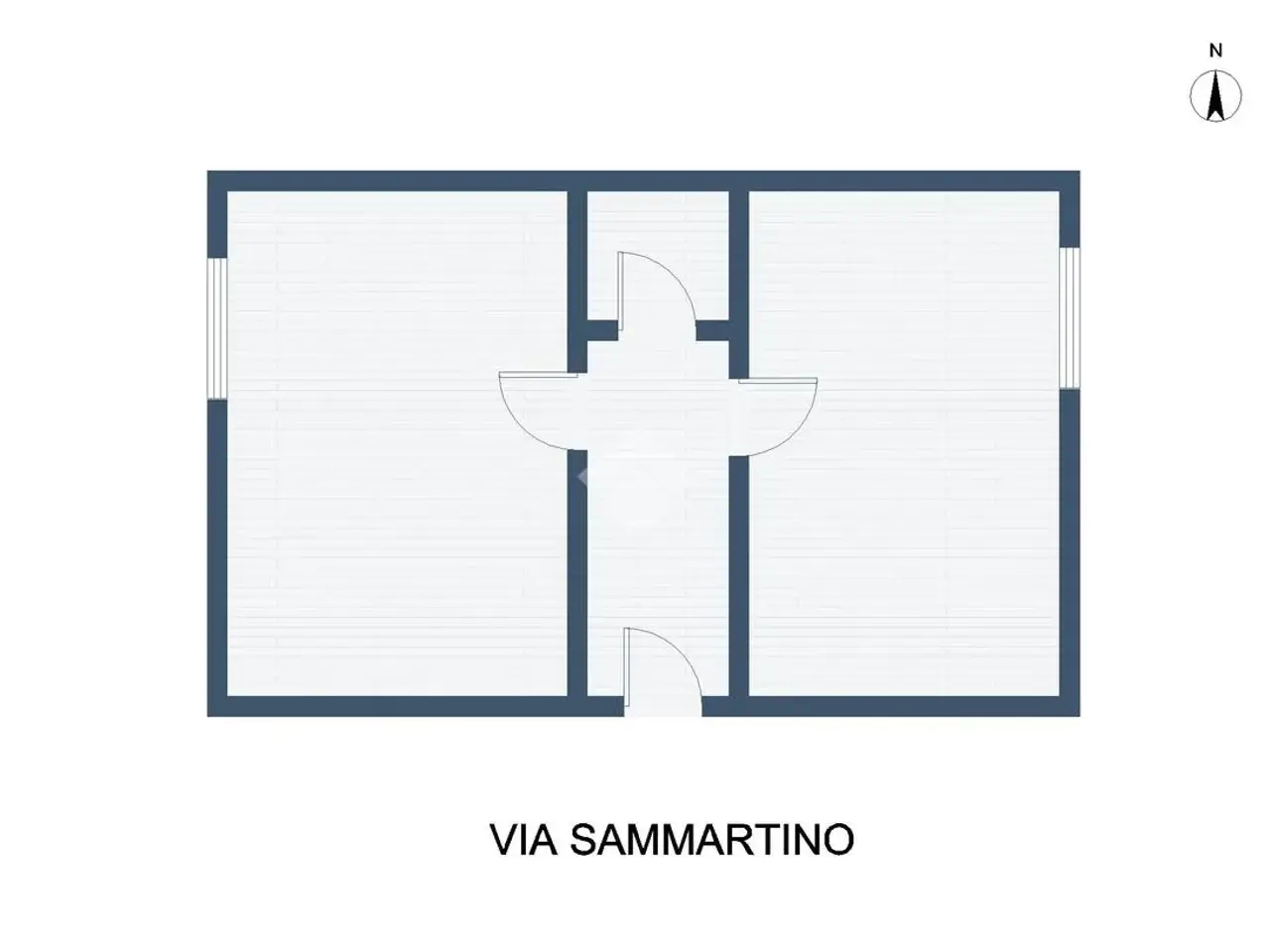 Ufficio in Via Sammartino 9, Palermo, {3} - Planimetria 1