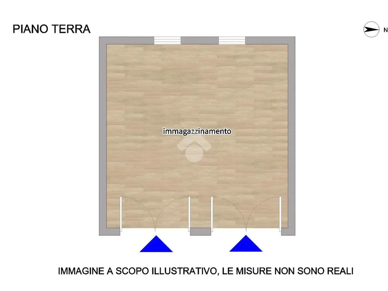 Negozio in Via Palestro 95, Porto Sant'Elpidio, {3} - Planimetria 1