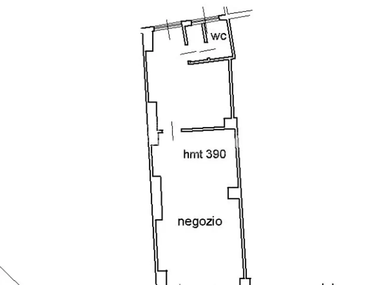 Negozio in Via Gallarate, Milano, {3} - Planimetria 1