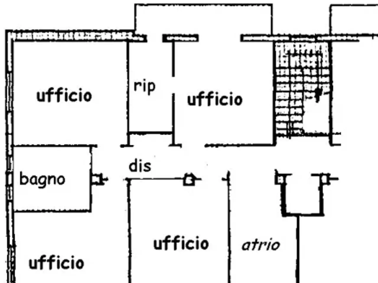 Ufficio in Viale Benvenuto Cellini 28, Valenza, {3} - Planimetria 1