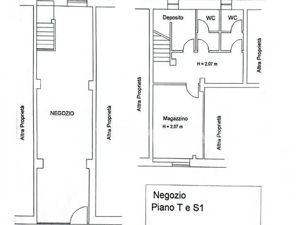 Negozio in Via Fezzan, Roma, {3} - Planimetria 1
