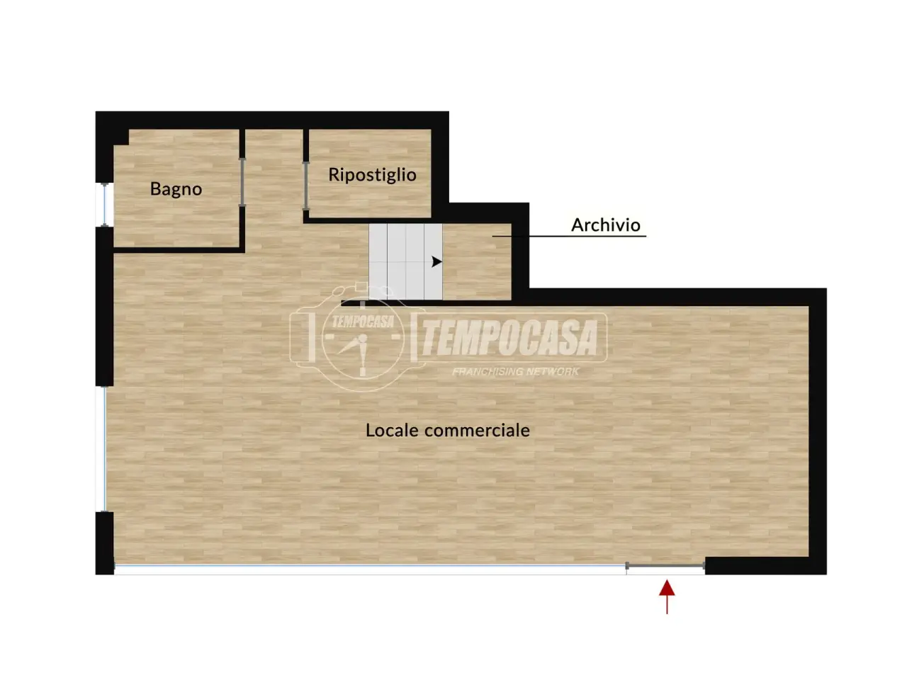 Negozio in Via Orione 3, Mediglia, {3} - Planimetria 1