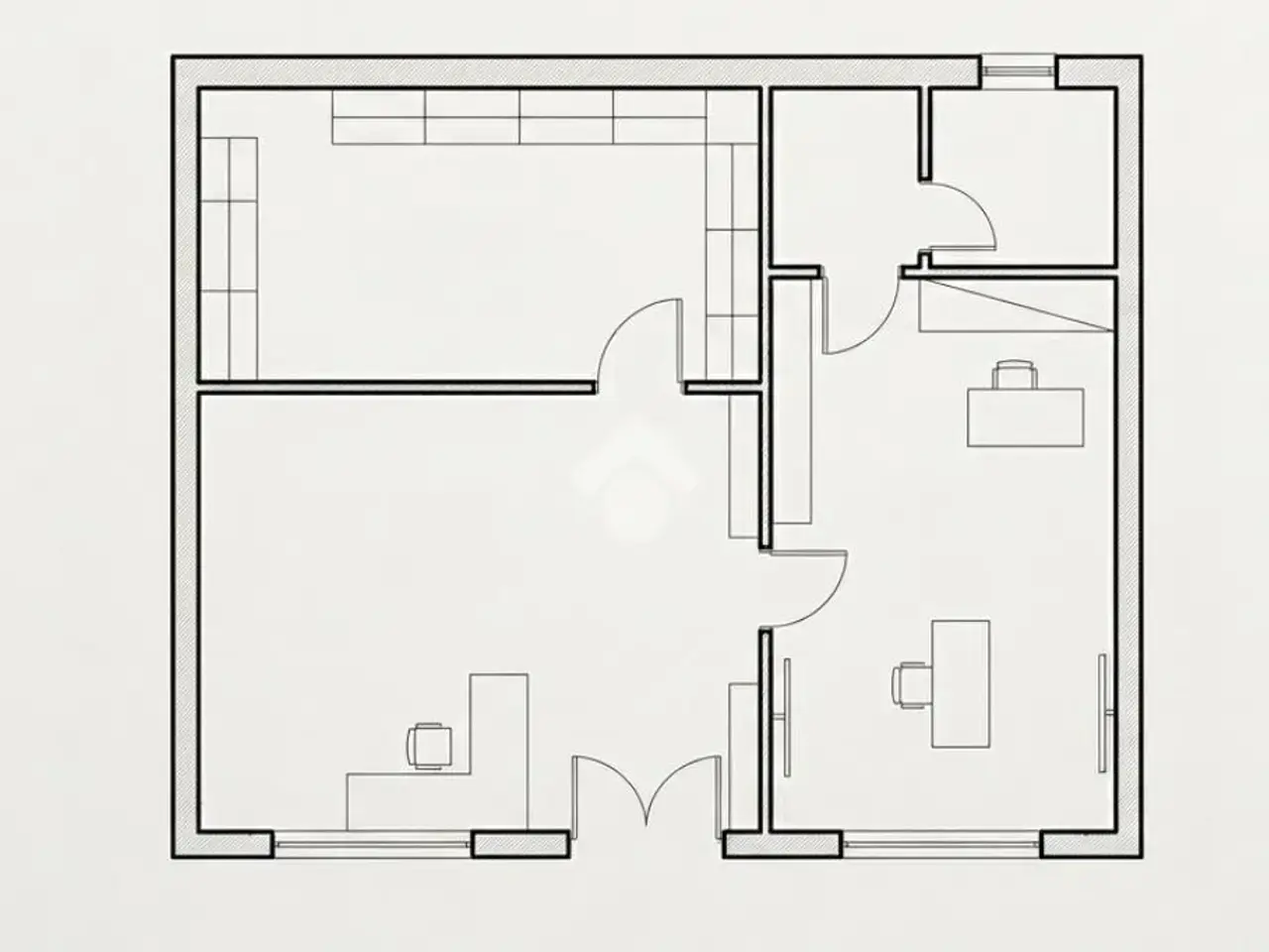 Negozio in Via Santissima Trinità 1, Chiari, {3} - Planimetria 1