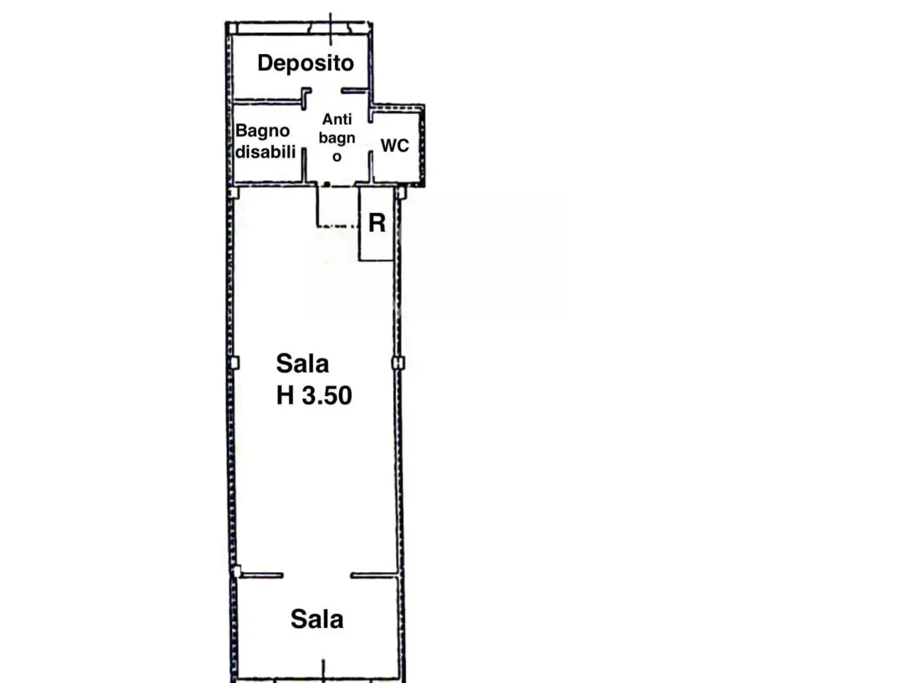 Esercizio commerciale in Via Volturno, Matino, {3} - Planimetria 1