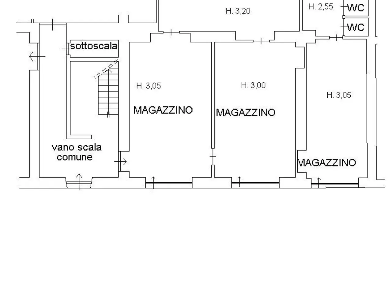 Magazzino in Viale Vittorio Veneto 25, Mondovi', {3} - Planimetria 1
