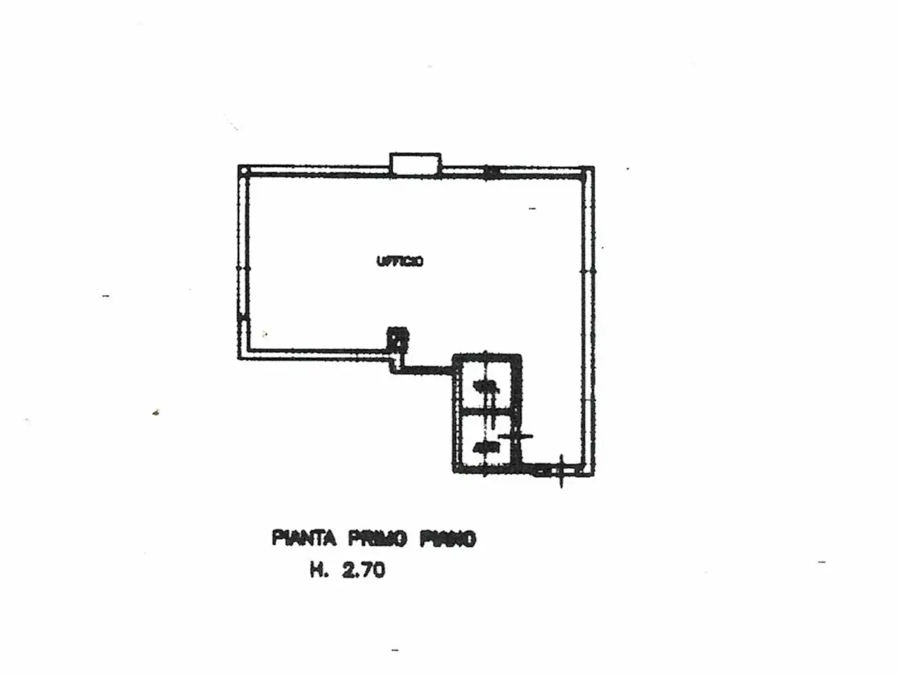 Ufficio in Via Principe Amedeo, Este, {3} - Planimetria 1