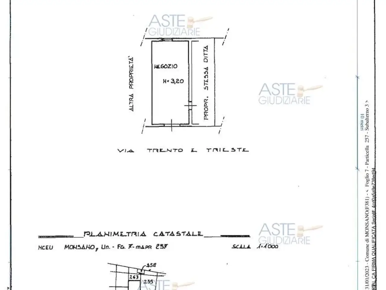 Negozio in Via Trento E Trieste, 5, 60030 Monsano An, Italia 5, Monsano, {3} - Planimetria 1