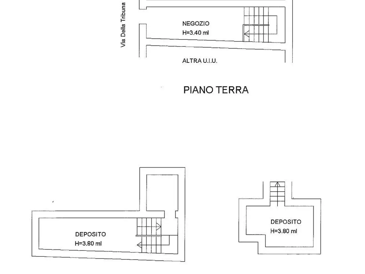 Negozio in Piazza Matteotti  54, Civita Castellana, {3} - Planimetria 1