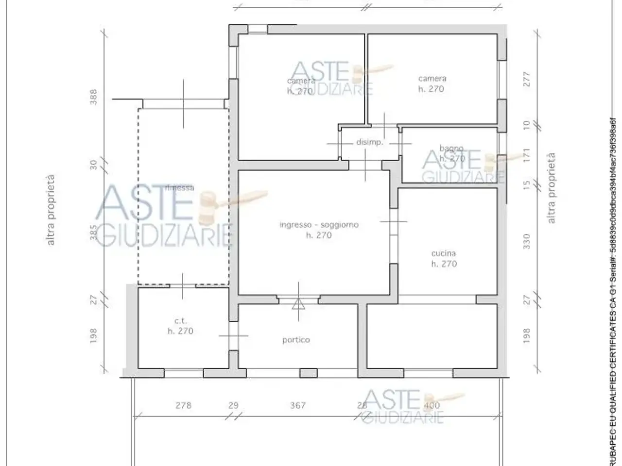 Garage in Via della Casina 60/C 60, San Marcello Piteglio, {3} - Planimetria 1