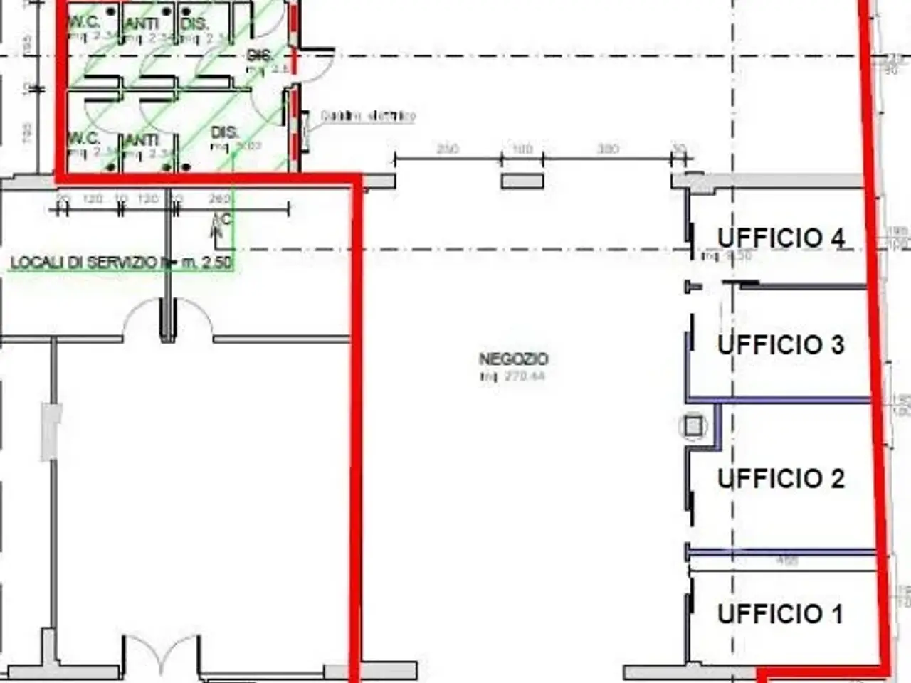 Negozio in Via Padana Inferiore, Este, {3} - Planimetria 1