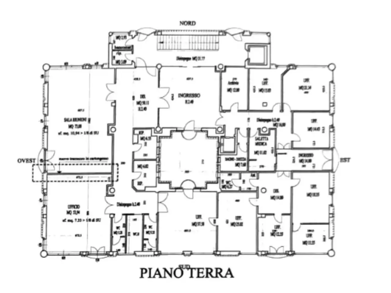 Palazzina commerciale in Via Giosuè Carducci 39, San Giuliano Terme, {3} - Planimetria 1