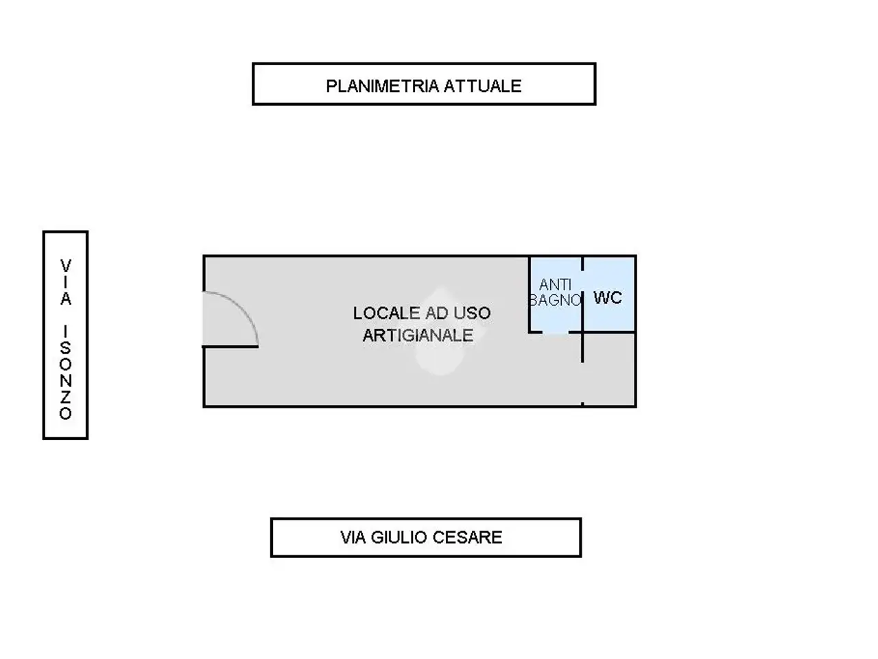Laboratorio in Via Isonzo 2, Brindisi, {3} - Planimetria 1