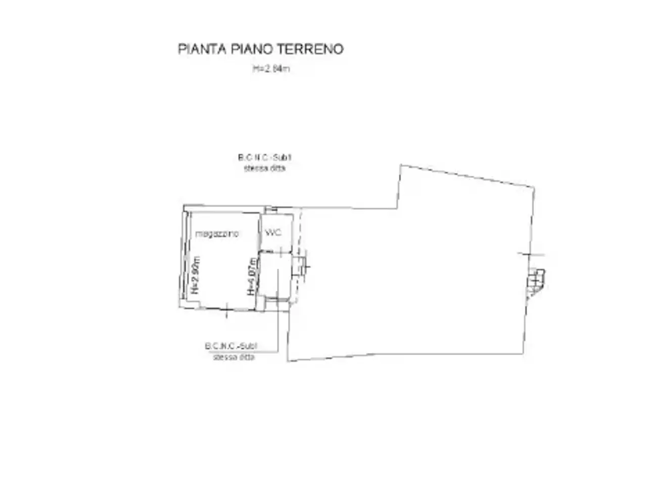 Agriturismo in Tetto Tederei 21, Moiola, {3} - Planimetria 1